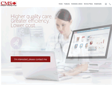 Tablet Screenshot of cmsplus.mobigator.com